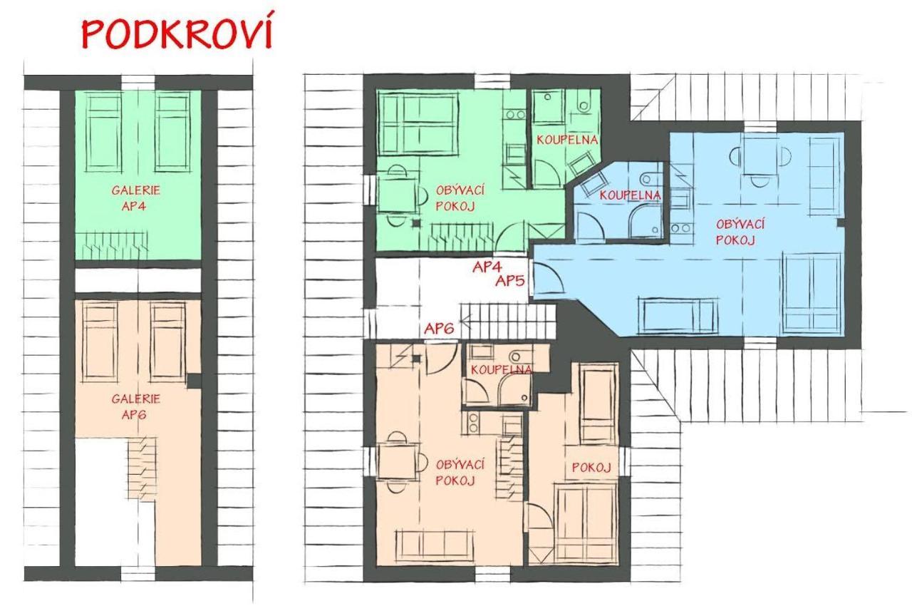 Apartmány U Muzea Horní Blatná Exterior foto